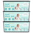 Chariholis Diaper Pail Refills Bags with 30 Bags Compatible with Genie Easy Roll