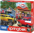 Springbok's 1000 Piece Jigsaw Puzzle, Hot Rod Cafe, Made in the USA.
