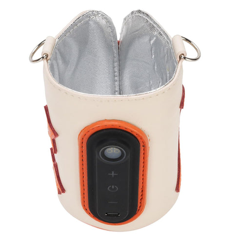 MOTOULAX 26 Milk Bottle Insulation Cover, Portable USB Warmer with Digital Display and Gear Temperature Control