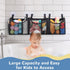 Bath Toy Storage, Detachable Holder with 6 Compartments, Mesh Shower Caddy for Easy Access & Sorting