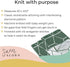 Knit Baby Blanket - Organic Cotton Receiving Blankets for Girls & Boys, Soft Knit Stroller/Throw Blankets, Geometric