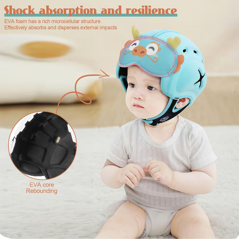 Lemrok 10-24 MamboBaby Baby Safety Helmet, Baby Head Protector for Crawling & Walking, Ultra-Lightweight Breathable