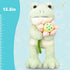 IKASA 13.5" Frog Stuffed Animals Plush Toys, Cute Soft Cuddly Gift for Family Kids