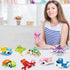 12 Pack Set, 12 1 14+ (353pcs) HIGH GODO Party Favors Building in Shark Marine Animals Building Blocks Toy for Goodie