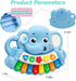 AZJMTLW 18+ Baby Music Toys for Toddlers, Light Up Music Baby Toys for Months Early Learning Educational Piano Keyboard