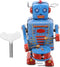 SAFIGLE Wind up Vintage RobotClockwork Drumming Robot Tinplate Toy - Retro Wind-up