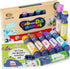 DOODLE HOG Washable Dot Markers for Toddlers Kids, 8 Colors Bingo Markers, Non-Toxic Arts and Crafts Supplies