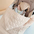 Bemonew Baby Carrier Baby Carrier Cover Winter Warm Windproof Cute Heart Pattern Stroller Blanket with Pocket Soft