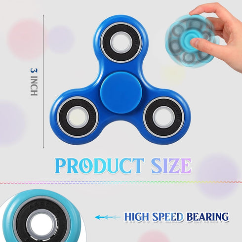 36 Silipull Pcs Fidget Spinner Toy Bulk Sensory Fidget Toy for Kids Adults Favors Classroom Prizes Gift Bag Fillers