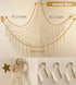 Large Stuffed Animal Storage Hammock Net - Hanging Toy Organizer for Stuffed Animals Corner, Baby Nursery Room Decor