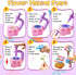 GPPNKC Set 4 5 6 7 8+ Flower Bouquet Craft Kit Flowers Market Toy Educational Toys Fun DIY Activity Christmas Birthday