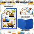 FIGEPO 3 Set Set Set Piece Baby Boy Crib Bedding Construction Theme Baby Comforter for Crib Nursery Bed Decor