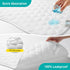 NICEMER 3 Pack, Quilted Thicker Baby Changing Pad Liner Waterproof Soft Non Slip Warm on Babys Back Diaper Change Mat