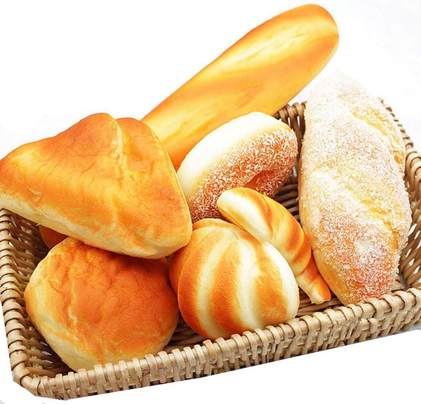 7 Pieces Pack of Fake Cake Simulation Breads Set