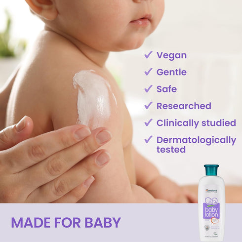 6.76 oz (200 ml) Himalaya Baby Lotion with Olive Oil and Almond Oil, Free from Parabens, Mineral Oil & Lanolin