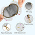 FJDENG Round Pacifier Case, Portable Pacifier Case with Zipper and Hook Buckle, Compact Pacifier Storage Container