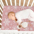 J JOYSAY Pack Pad,52 28 Christmas Snowflakes Fitted Crib Sheet for Boys Girls Baby Crib Sheet Crib Mattress Sheet Soft