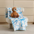 Yagle Mate Decor,30x40in Blue Bow Baby Blankets for Boys-Soft Cute Fleece Baby Blanket-Fluffy Infant Newborn Toddler