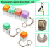 DUOBAOJIA 3 Pack 4 Keyboard Fidget Toys, Keyboard Button Decompression Toys, Fidget Keychain of Colors Keyboard