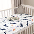 3 Pack 28x52 Inches PHF Soft Shark Crib Sheets Fitted, Comfy Breathable Baby Sheets for Boys, Fits Standard Crib