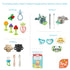 RaZbaby Baby Fruit Feeder Pacifier - Silicone Teething Toy for Infants 6M+, BPA Free, Tan, Add Frozen or Fresh Food