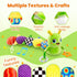 0-12 10 Tummy gogonova Baby Musical Caterpillar Toy Months, Washable Teething Rattle with Kids Songs, Infant Time Toy