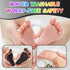 Noosuna 1.69 oz Baby Hand and Footprint Ink with Sponge Head, Baby Safe Paint, fl Non-Toxic and Washable, Dog Safe