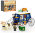 Lumibricks Western Treasure Stagecoach Lighting Building-Bricks Set - Old West Carriage and