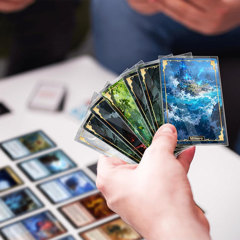 1000 Counts Card Sleeves, Matte Clear Card Sleeves Deck Card Protectors, Trading Card Sleeve Fit for MTG, Baseball