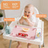 ZYATKSML 2 Pack 8 Baby Silicone Mat, Silicone Placemat for Infants to Toddlers, Baby Placemat for Restaurants & Dining