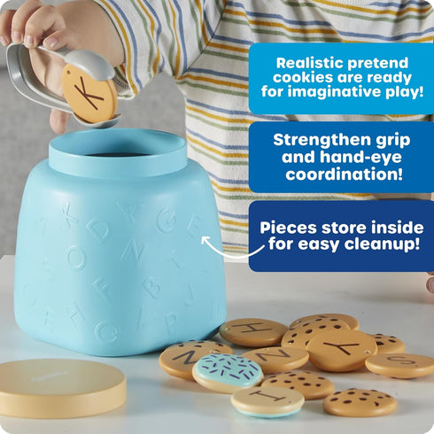 Learning Resources Alphabet Cookie Jar - ABC Toys for Kids, Alphabet Activities, Phonics Practice, Reading Practice