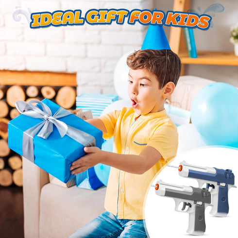 2 Pack Squirt Gun Water Blaster - Water Pistol Toys for Kids, Ideal Summer Gifts for Outdoor Shooting Game