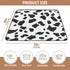 KLUVIO 50" 50" Cow Print Baby Play Mat X Thicken Cushioned Baby Mats for Floor, Non-Slip & Washable Kids Play Mat