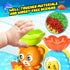 Baby Bath Toys for Toddlers 1-3, Bear Kids Bath Tub Toys with 2 Turtle Swimming Toys & 3 Floating Boat Gifts
