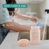 6 oz Set 2 Mila's Keeper Premium Silicone Breast Milk Storage Bottles, for Pumping, Storing and Feeding, Fits Leading