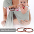 Accmor 3 inches Aluminum Baby Sling Ring for Baby Wrap Carrier - Dark Brown