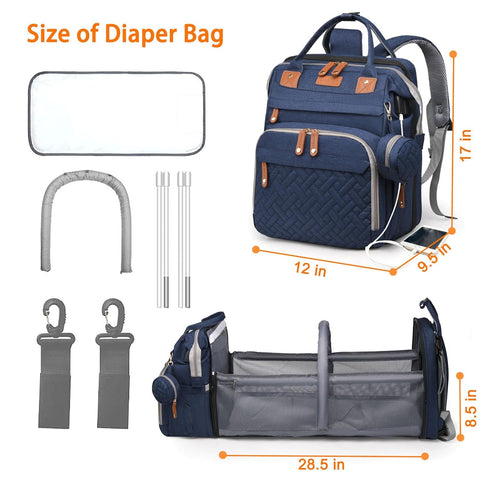 Backpack backpack, Astro alan Baby Diaper Bags with Changing Station, Waterproof Diaper Bag for Moms Dads with USB