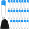 50 Pieces Safety Diaper Pins, 2.2 Inch Plastic Head Cloth Diaper Nappy Pins with Velvet Bag (Blue)
