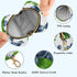 Blueberries Round Pacifier Storage Case with Zipper, Portable Pacifier Case for Travel, Diaper Bag & Purse, Pacifier