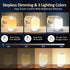 Dimmable Bedside Touch Night Light, Baby Nursery Nightlight for Kids Adults, Egg Light with Timer, Small Cordless Table