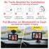 4.3'' 1080P 5 ACZ407 Itomoro Baby Car Camera, Night Vision Car Baby Mirror with Camera Mins Easy Installation Crystal
