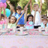 194 24 Pcs Donut Ice Cream Birthday Party Decorations Supplies Guest Disposable Dinnerware with Tablecloth Paper Plates