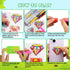 60pcs 5D 4-6 6-8 8-12 GWAHSA Diamond Art Stickers Arts and Crafts Creative Gem Art Paint by Number Kits for Kids Ages