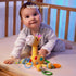 TUMAMA Giraffe Hanging Rattle Toys, Soft Plush Animal Activity Toys with Wind Chimes for Newborn Toddlers 0-36 Months