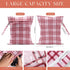 VBCVBGFH 4 Pack Cute Cherry Checkered Wet Bag Waterproof Washable Reusable Wet Dry Bag for Swimsuit Pump Parts Dirty