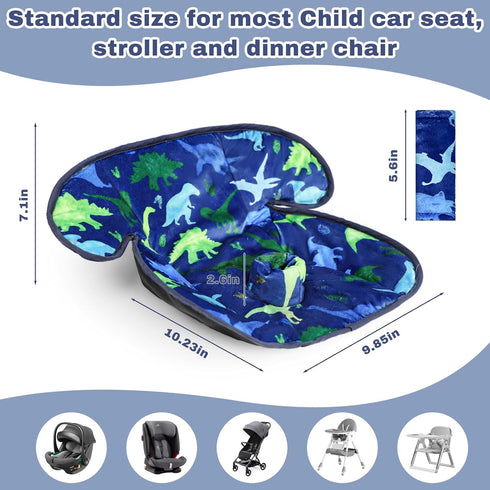 TANOFAR Infant Car Seat Protector for Potty Training with Strap Cover, Waterproof Car Seat Liner with Anti-Slip Backing