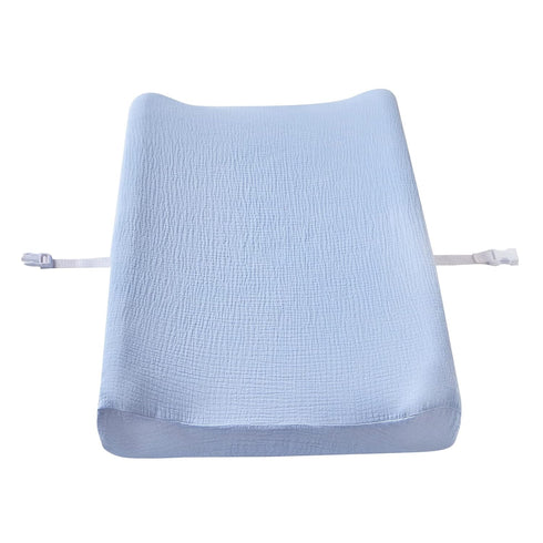 Ultra Soft Muslin Changing Pad Cover, Neutral Fitted Diaper Changing Table Sheets for Baby Boys Girls