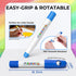 18 120 JUPITEARTH Colors Rocket Tempera Paint Sticks with PDF Coloring Pages, Quick Drying, Non-Toxic and Washable
