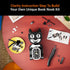 Set,Cat 12+ JAKI Black Cat Swing Clock Building Blocks Clock with Moving Eyes and Tail, Battery Operated Wall