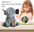 10 inch, Tonpect Highland Cow Stuffed Animal with Mooing Sound, Cuddly Farm Cow Toy for Boys Girls Gift Decoration